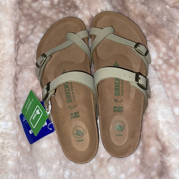 Birkenstock | Shoes | Birkenstock Mayari Sandals Faded Khaki Size 39 |  Poshmark
